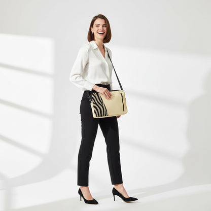 Beige ZEBRA Edge Laptop Sleeve