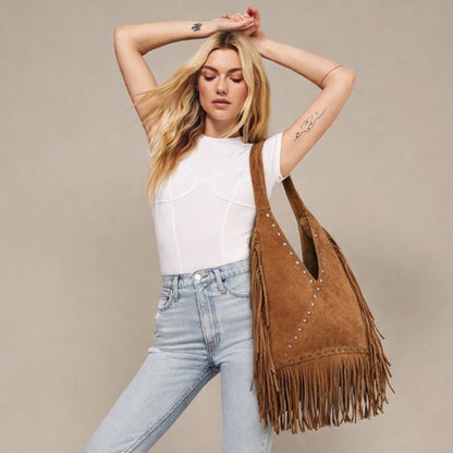 Virella – Fringe Hobo Bag