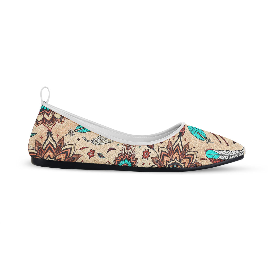 MAYZA Melo Printed Flat Shoes