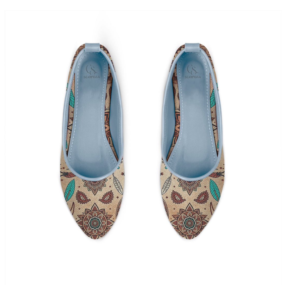 MAYZA Melo Printed Flat Shoes