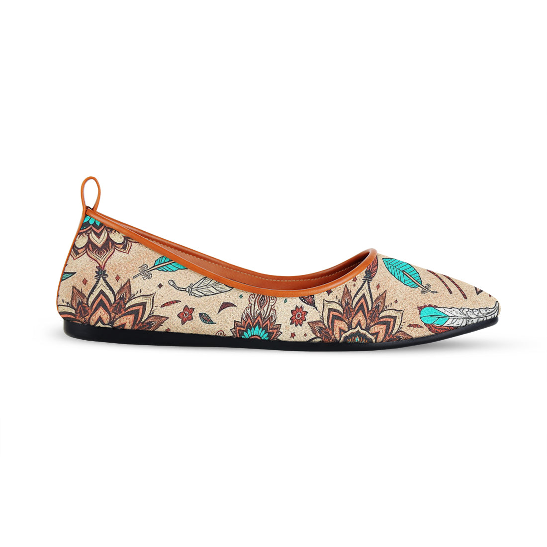 MAYZA Melo Printed Flat Shoes