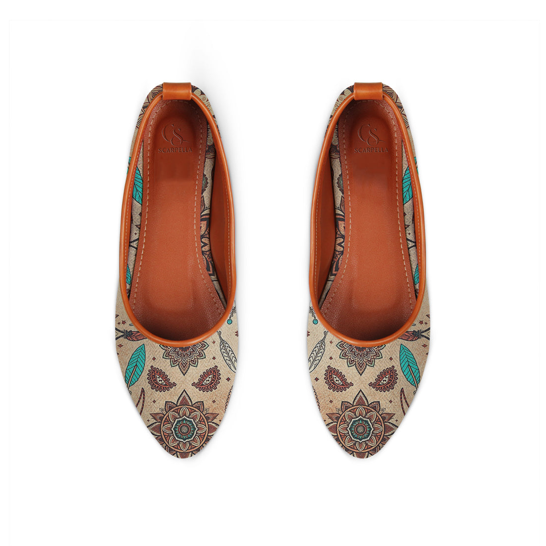 MAYZA Melo Printed Flat Shoes