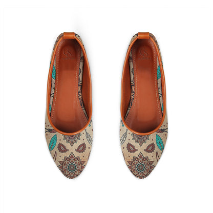 MAYZA Melo Printed Flat Shoes