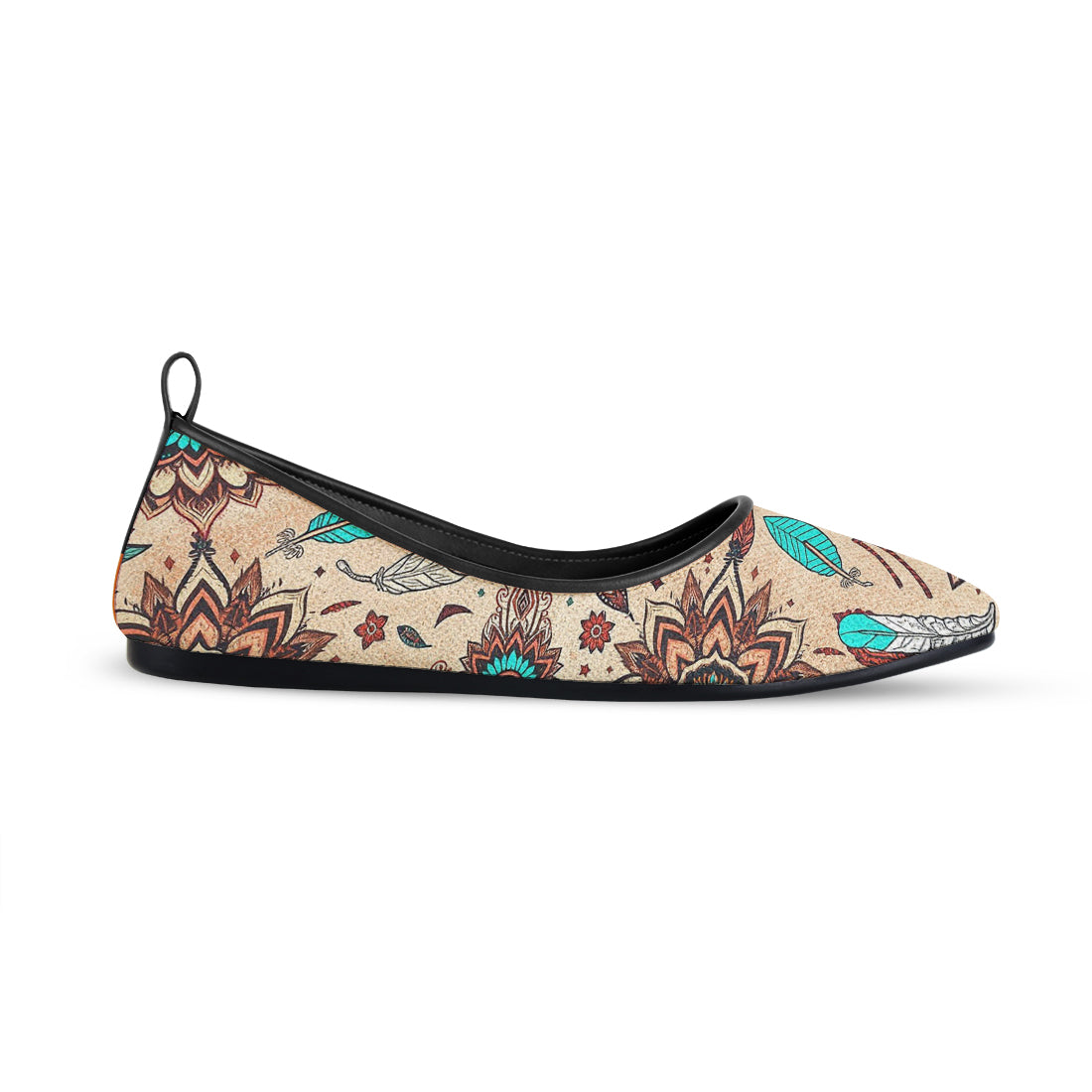 MAYZA Melo Printed Flat Shoes