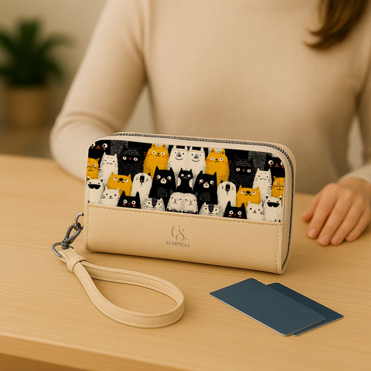 B Wallet Cats