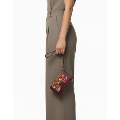 Burgundy Sarrah Clutch – Multiple Designs