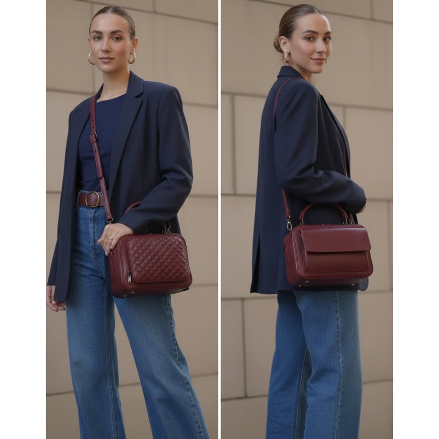 Verso Reversible Crossbody Handbag | Scarpella