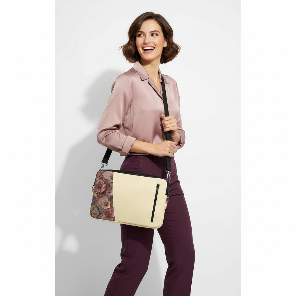 Beige ZUNI Edge Laptop Sleeve Beige ZUNI Edge Laptop Sleeve