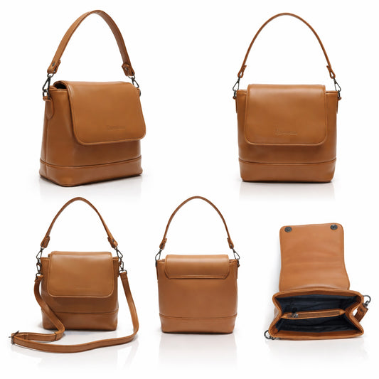 ELARA Structured Bucket Crossbody & Handbag | Scarpella