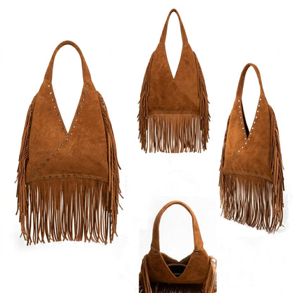 Virella – Fringe Hobo Bag