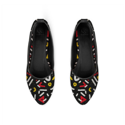MAYZA Drift  Printed Flat Shoes