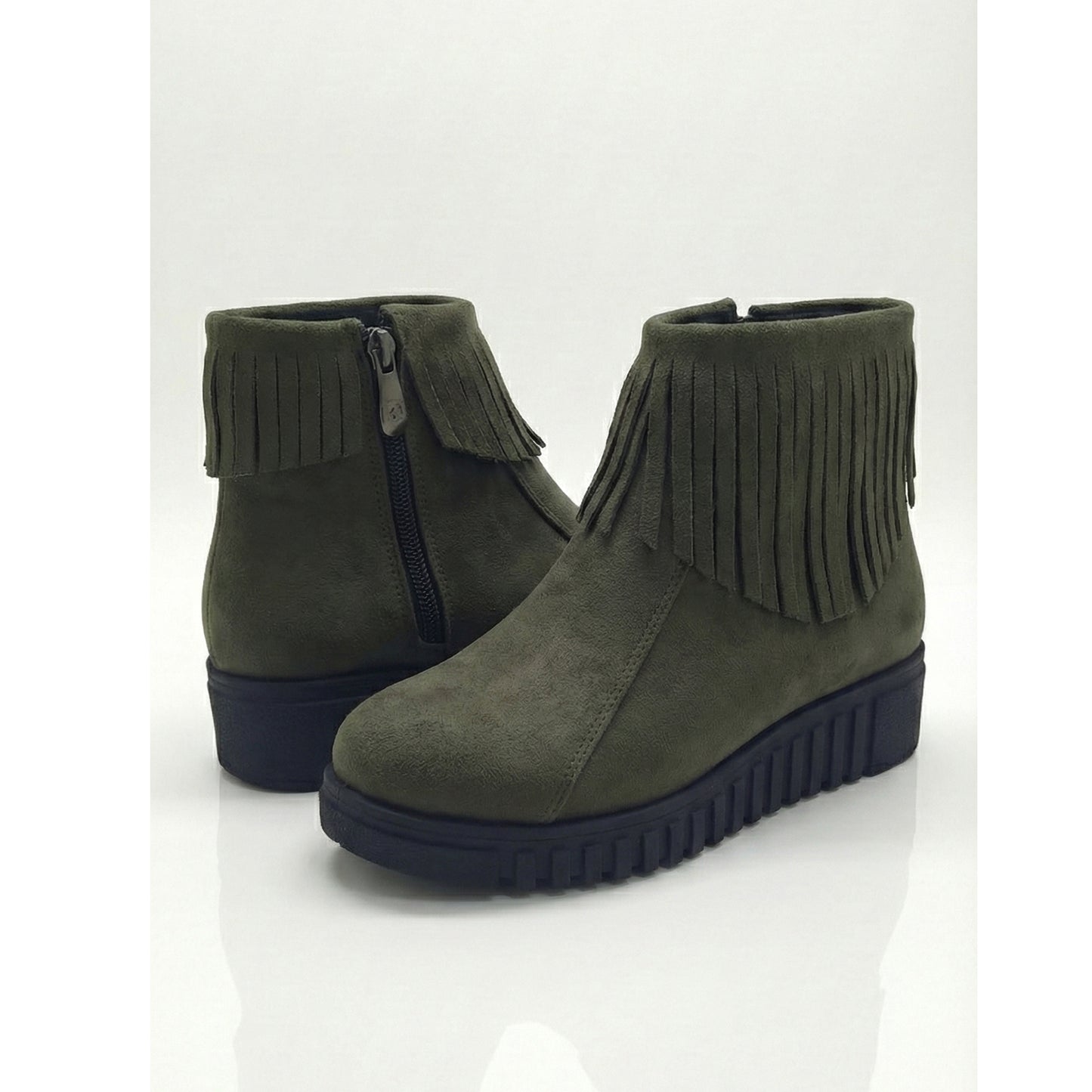 Fringe Vibe Ankle  Boot