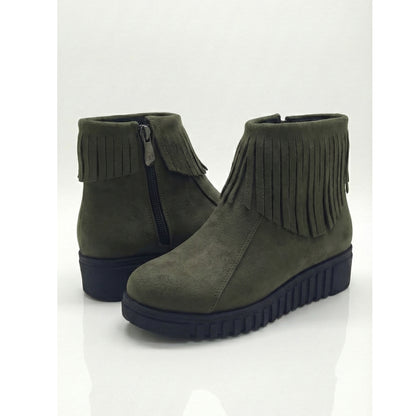 Fringe Vibe Ankle  Boot