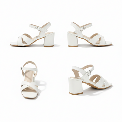 Arlette Block Sandal | Scarpella