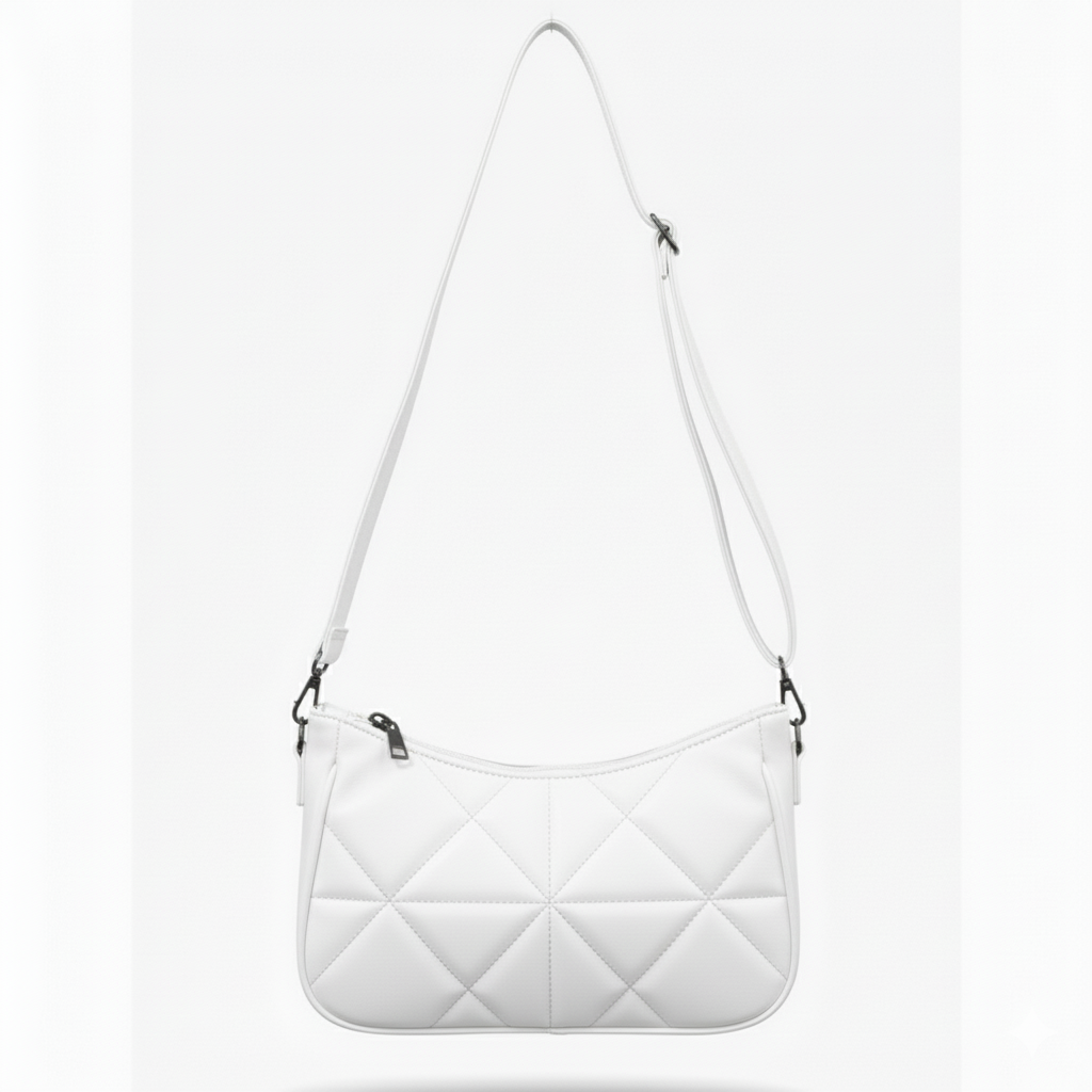 White Amara Crossbody & Handbag