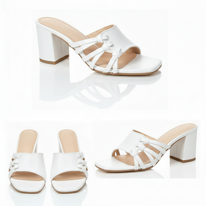 Soft Knot Block Heel | Scarpella