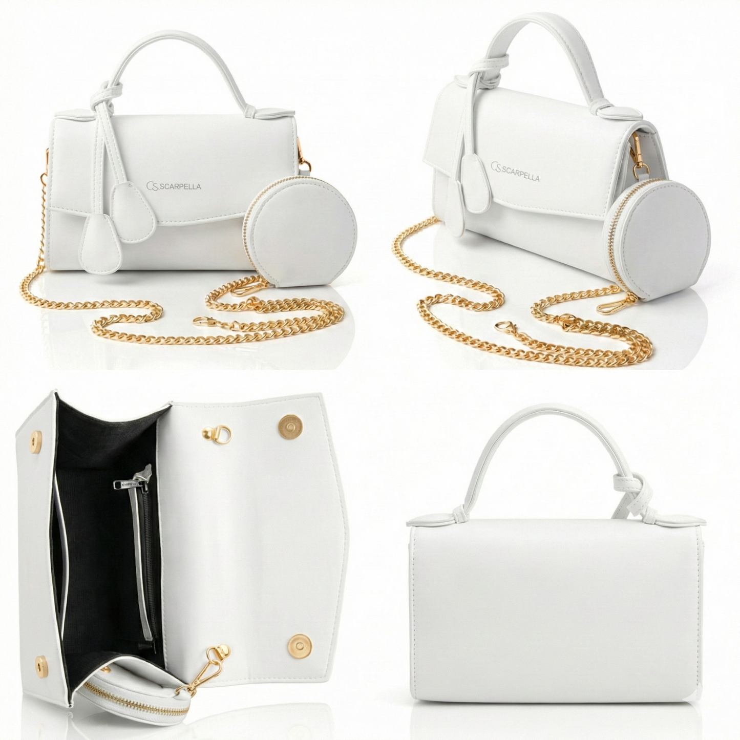 Verde Mini Chain Bag | Scarpella