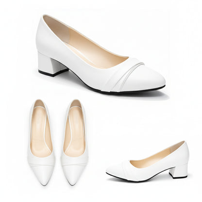 Zoya Low Block-Heel Shoes | Scarpella