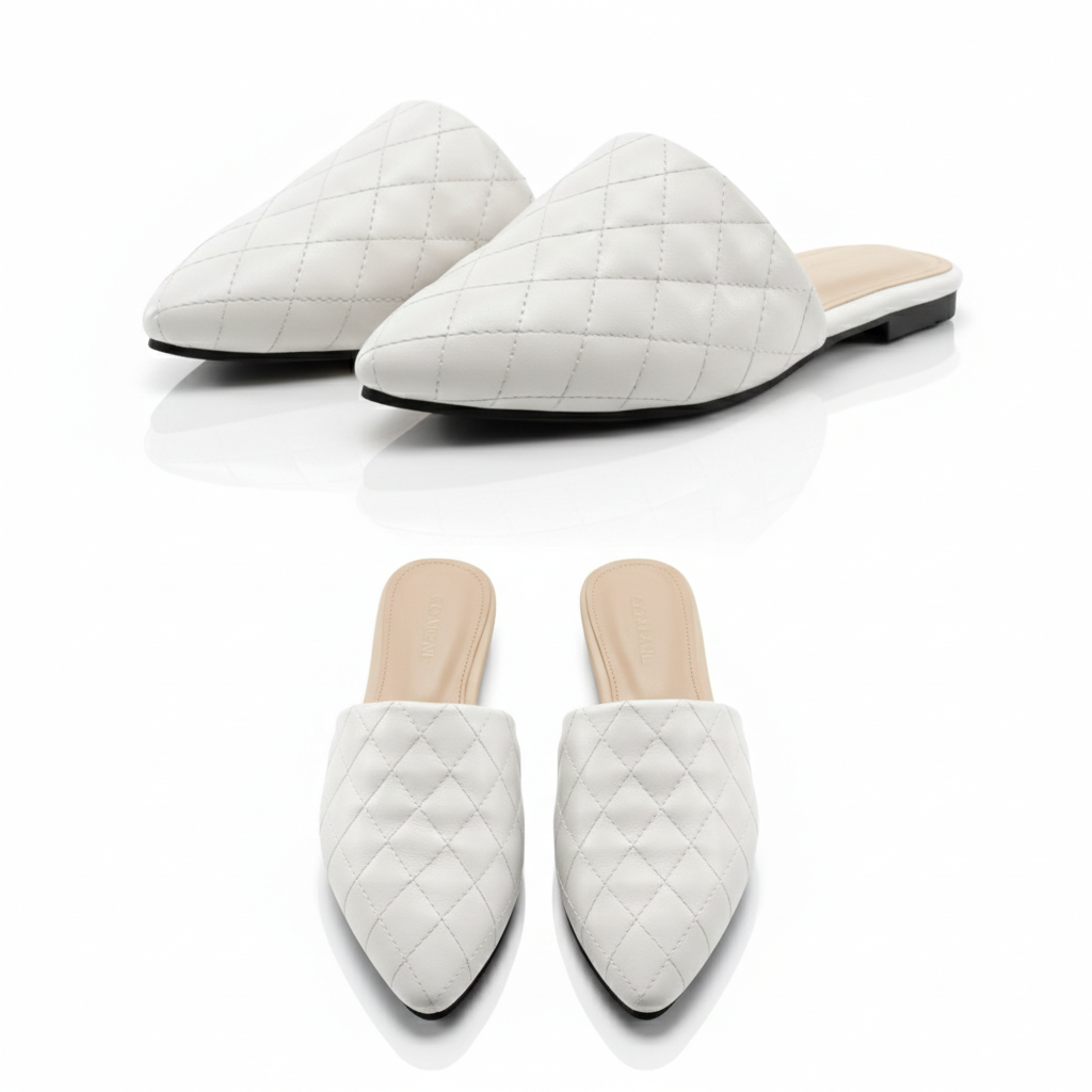 Quilted Ease Mule | Scarpella