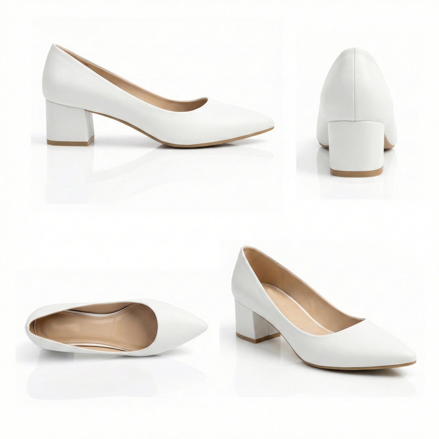 Lucy Block Mid-Heel Shoes | Scarpella