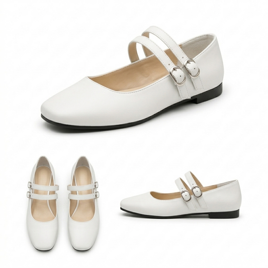 Chiara – Square Toe Flat