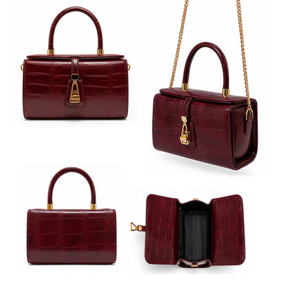 Savelle – Croc Top Handle Bag