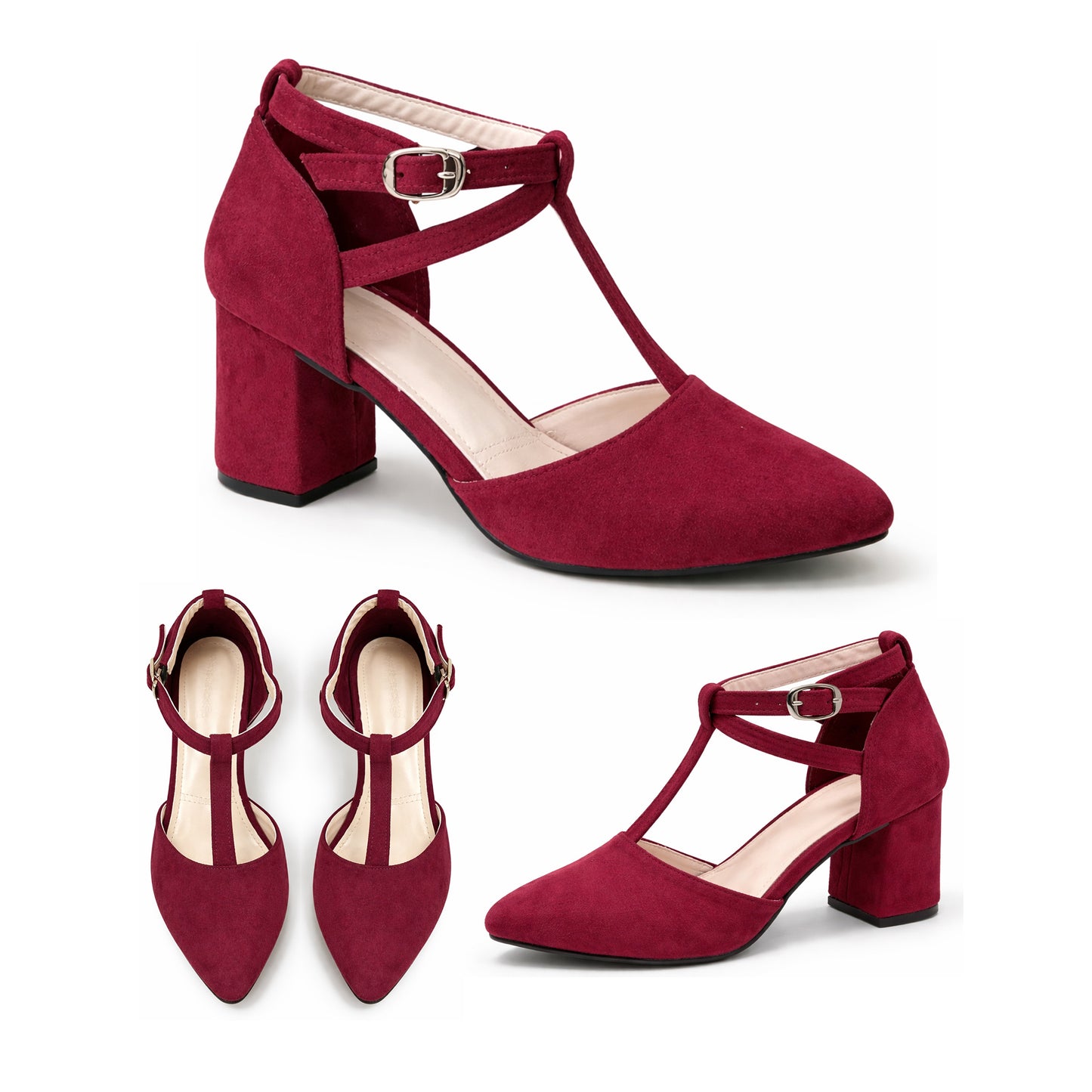 Aarika – Suede Strap Heel