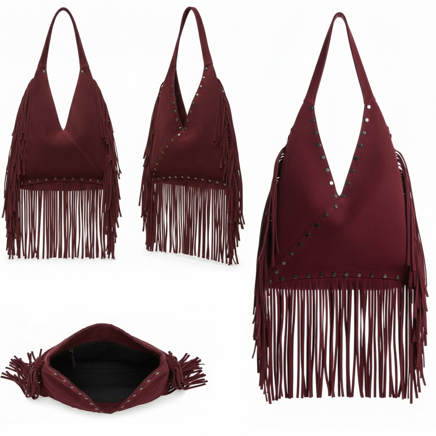 Virella Fringe Hobo | Scarpella