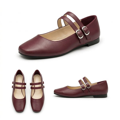 Chiara – Square Toe Flat