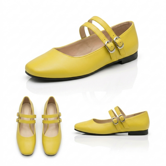 Chiara – Square Toe Flat