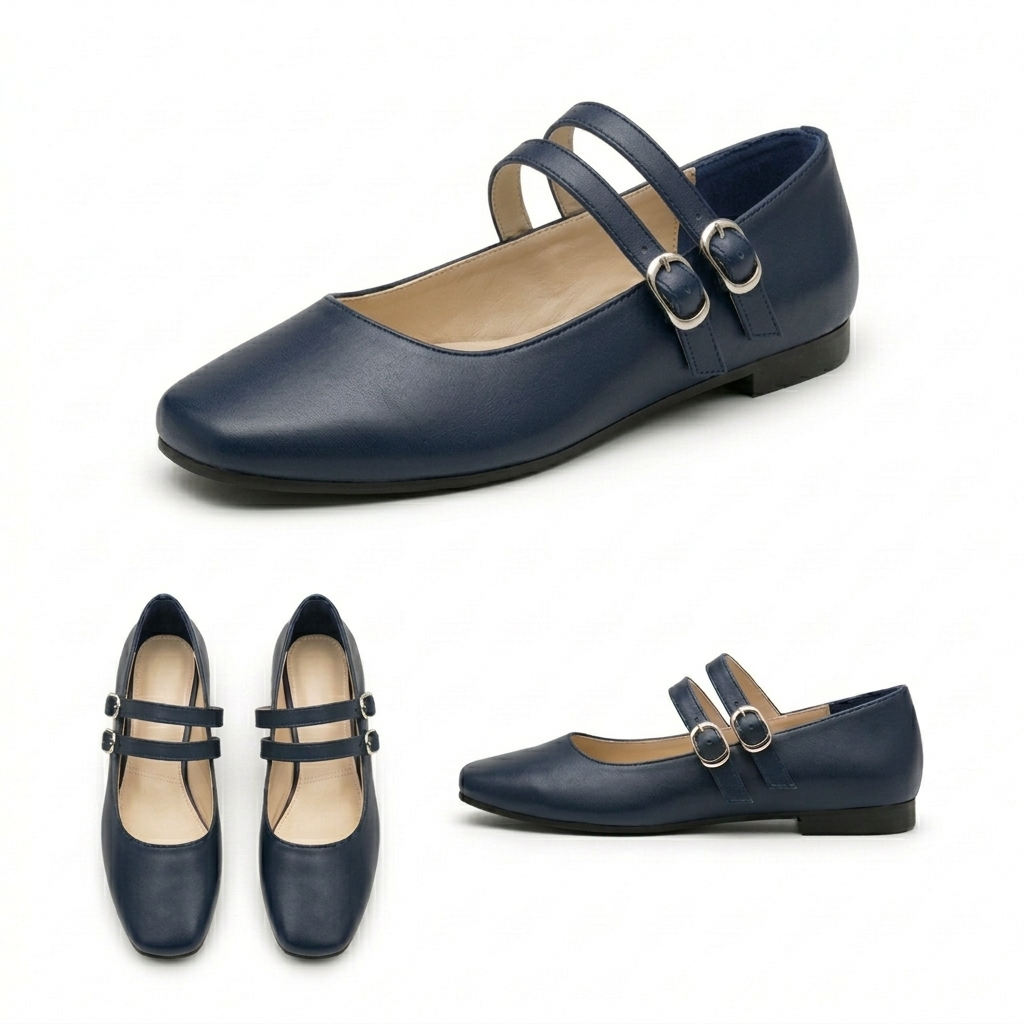Chiara – Square Toe Flat