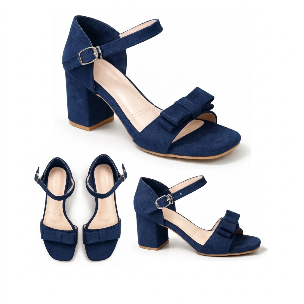 Sola – Suede Block Heel Sandal