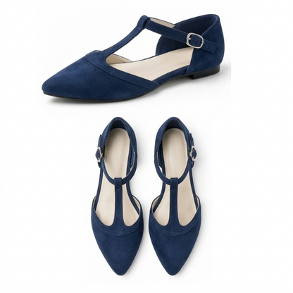 Lyra – Suede Flat