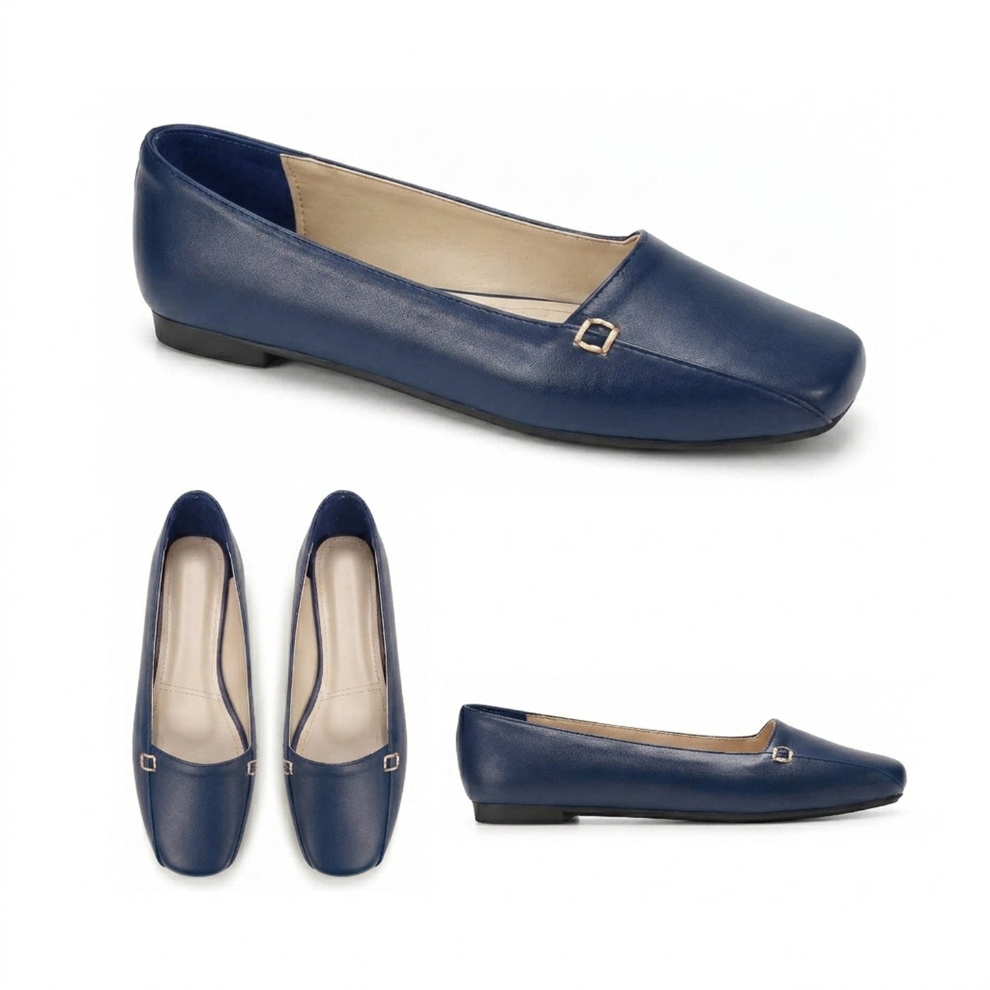 Ivy – Square Toe Flat