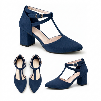 Aarika – Suede Strap Heel