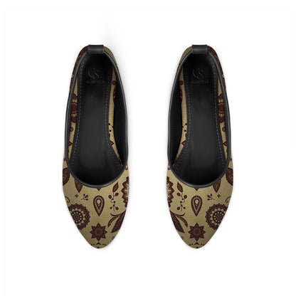 MAYZA Baya Printed Flat Shoes