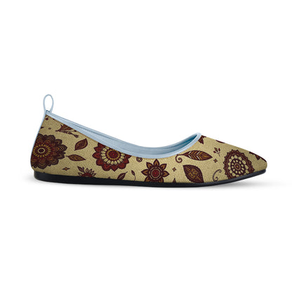 MAYZA Baya Printed Flat Shoes