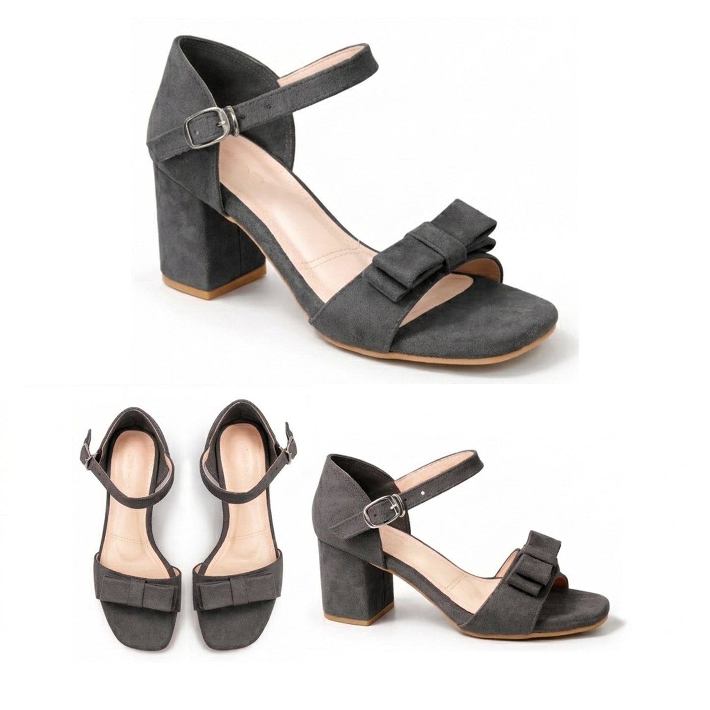 Sola – Suede Block Heel Sandal