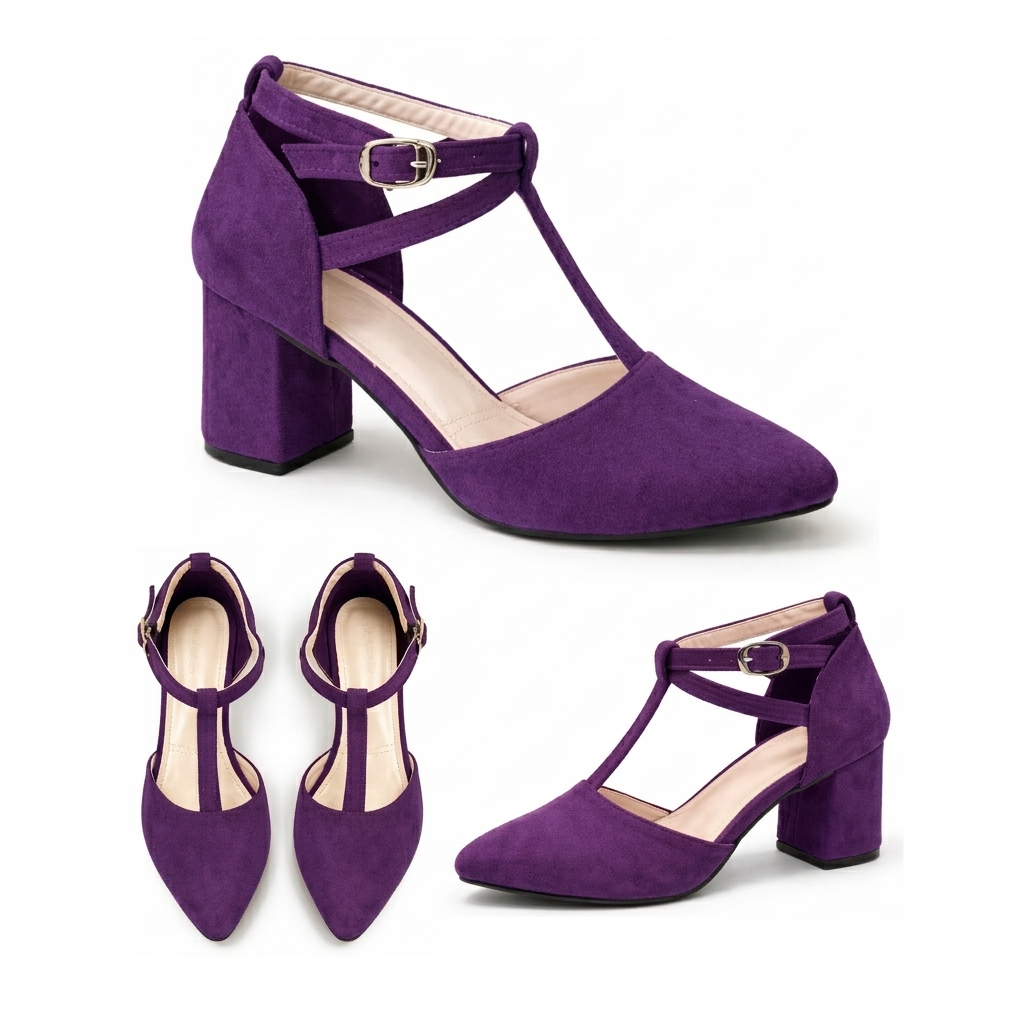 Aarika – Suede Strap Heel