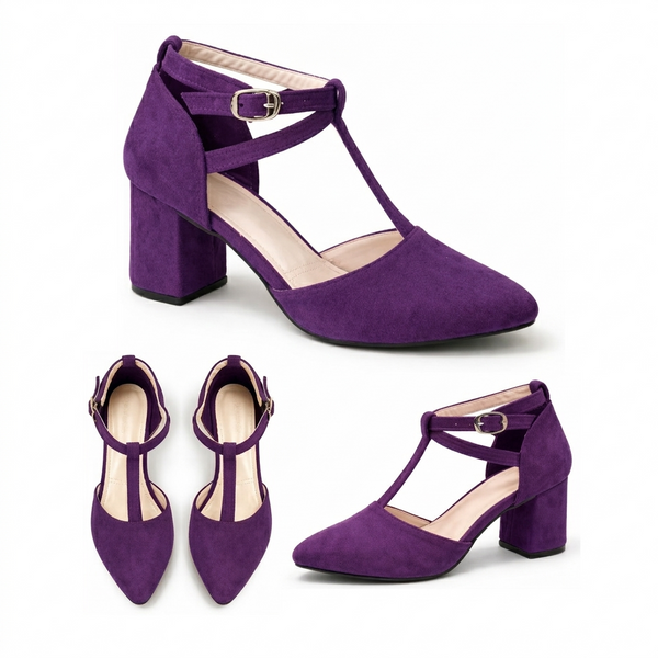 Aarika – Suede Strap Heel