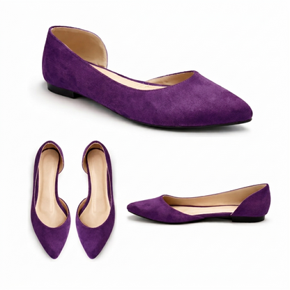 Nora – Suede Flat