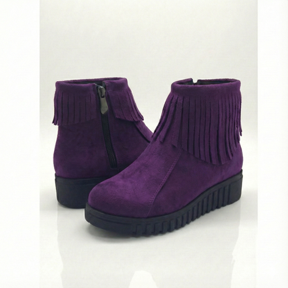 Fringe Vibe Ankle  Boot