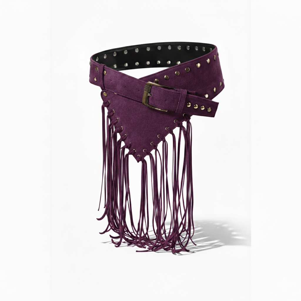 Solene Fringe Belt | Scarpella