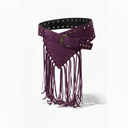 Solene Fringe Belt | Scarpella