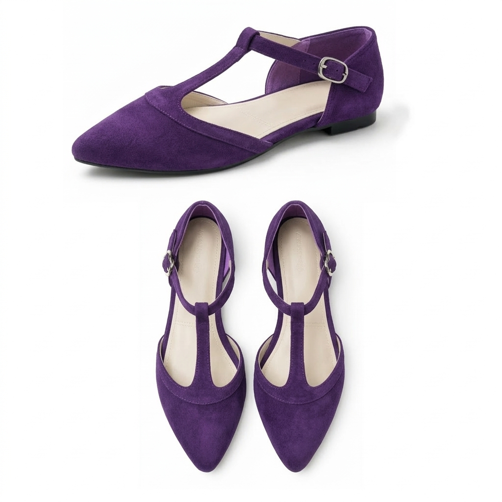 Lyra – Suede Flat