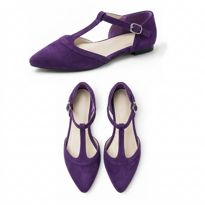 Lyra – Suede Flat