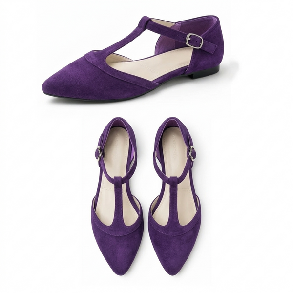 Lyra – Suede Flat