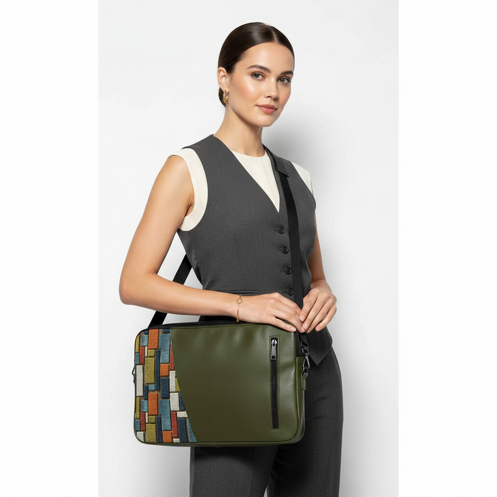Olive Muska Edge Laptop Sleeve