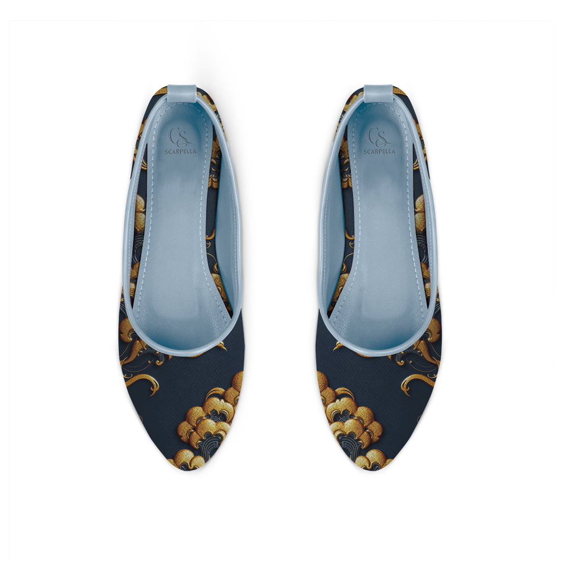 MAYZA Zuri Printed Flat Shoes