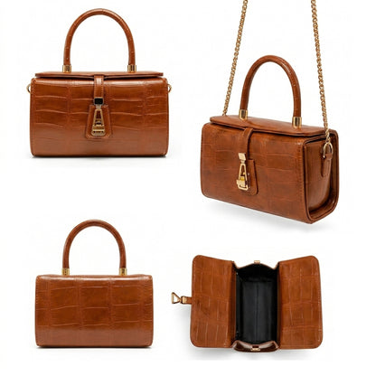 Savelle – Croc Top Handle Bag